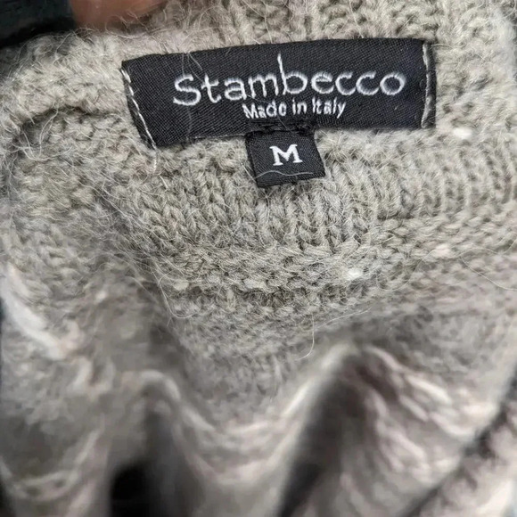Stambecco Italian Embroidered Sweater - Medium - Picture 4 of 4